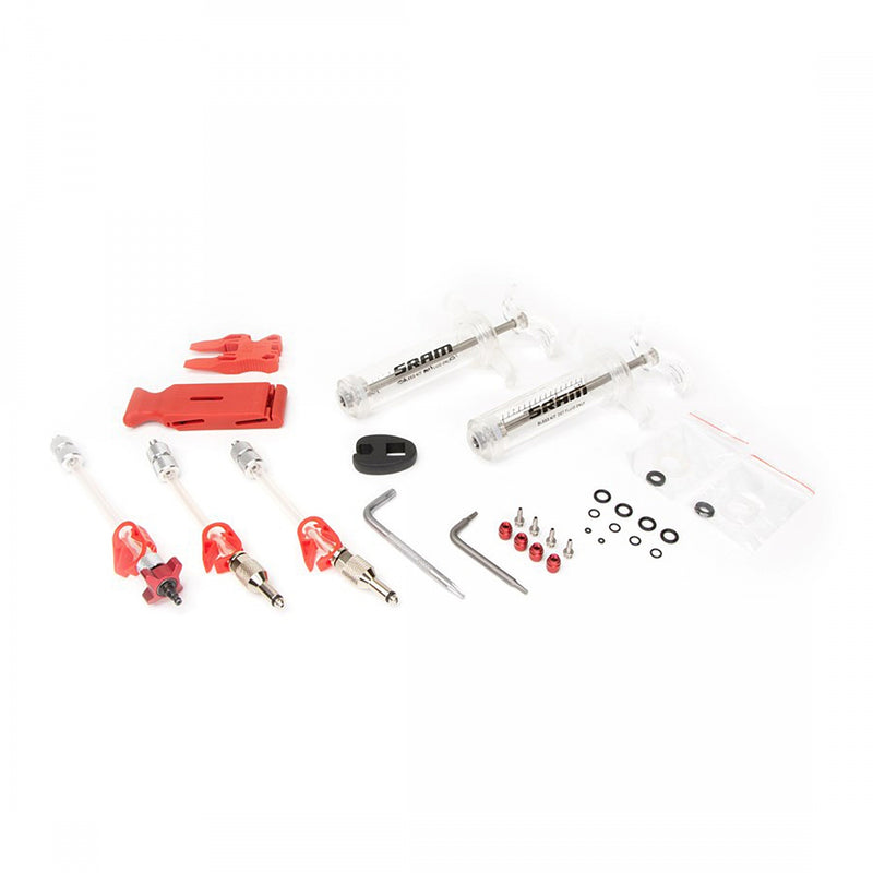 TOOL BRAKE DISC SRAM BLEEDKIT PRO DOT V2w/FLUID w/BLEEDING EDGE FITTING