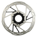 BRAKE PART SRAM DISC ROTOR 140 PACELINECL ROUNDED w/LOCK RING SL/BK