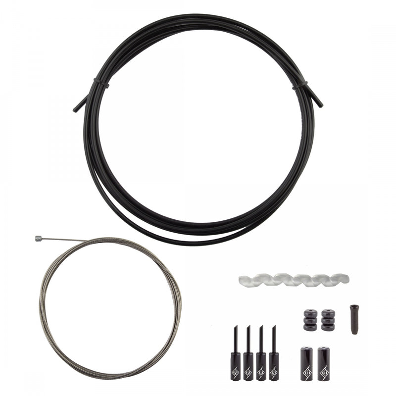 CABLE GEAR OR8 KIT SLICK COMPRESSIONLESS RR RD/MT BK