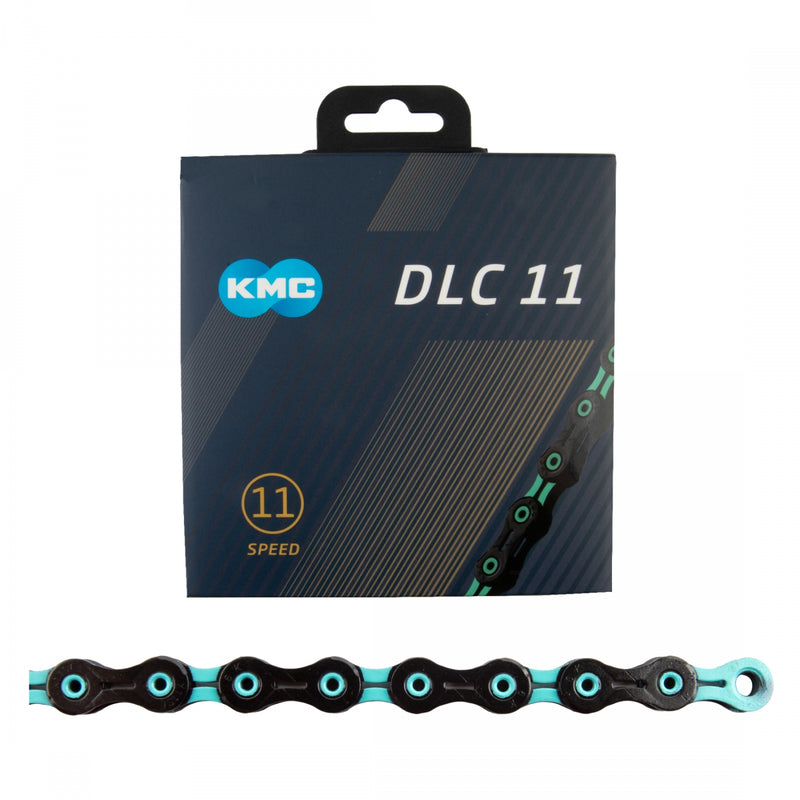 CHAIN KMC DLC 11s BK/GN 118L