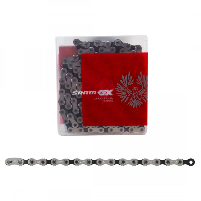 CHAIN SRAM EAGLE GX 12s SL/BK 126L POWERLOCK