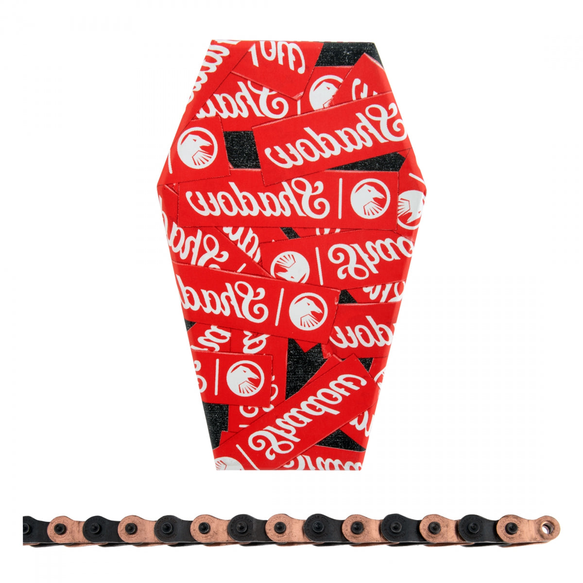 CHAIN TSC 1/2x1/8 INTERLOCK V2 1s COPPER/BK 98L