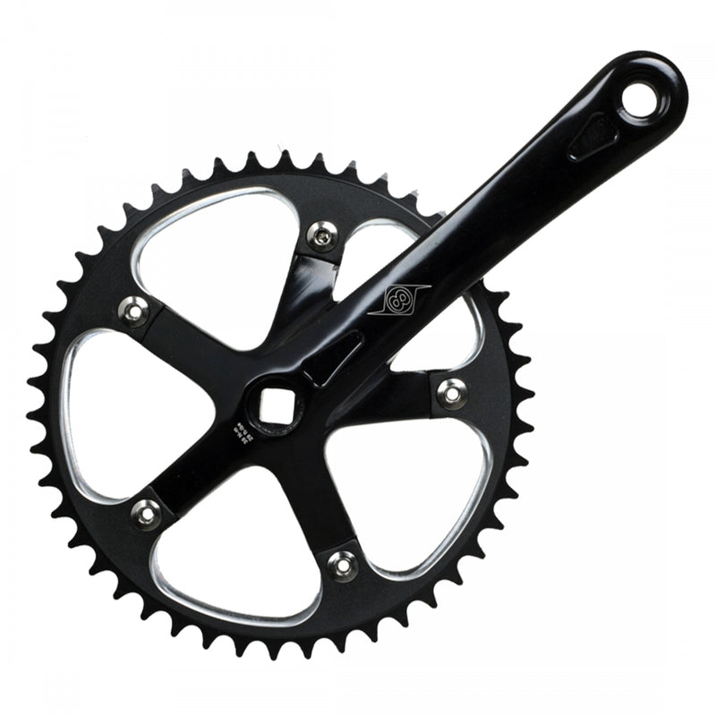 CRANKSET OR8 P/P TRACK 170x46 1/8 SQ BK/BK