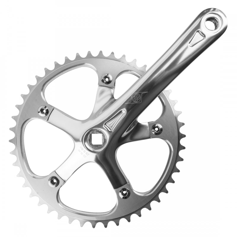 CRANKSET OR8 P/P TRACK 170x46 3/32 SQ BK/BK