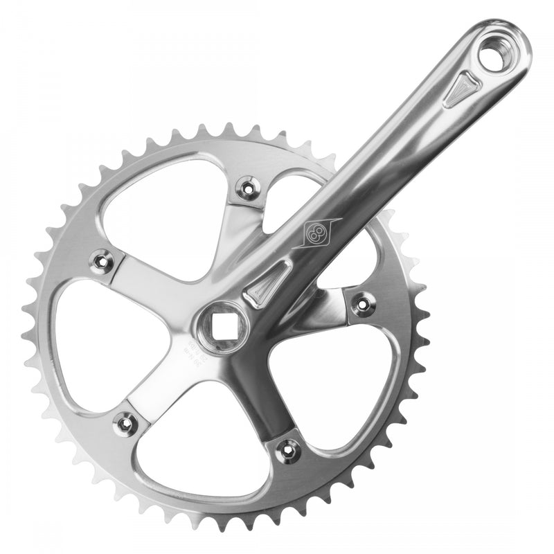 CRANKSET OR8 P/P TRACK 170x46 3/32 SQ BK/BK