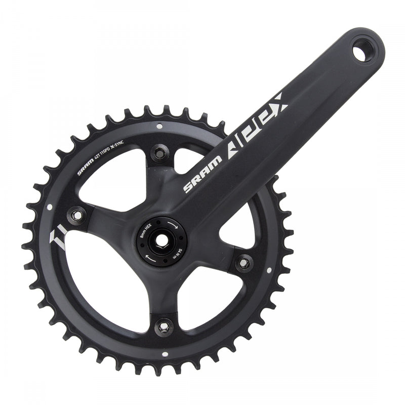 CRANKSET SRAM APEX 175x42 XSYNC BB30 w/o CUPS BK