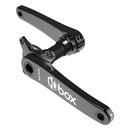 CRANKSET BOX THREE 2pc HOLLOW 170 24mmAXLE 104mm BK