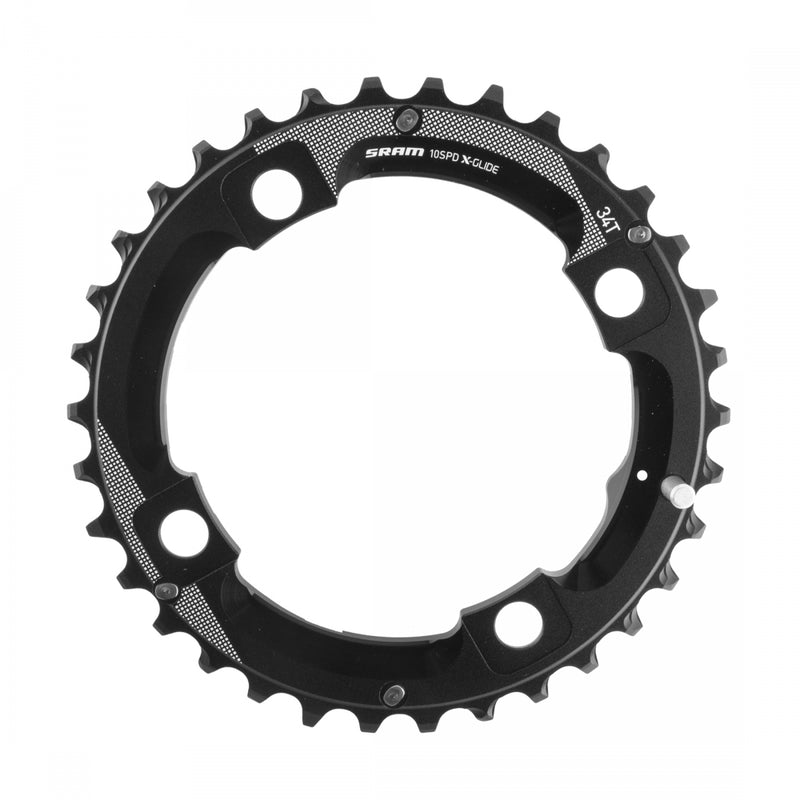 CHAINRING SRAM 36T 104mm 2x10 NO-PIN 36/22 ALY BK