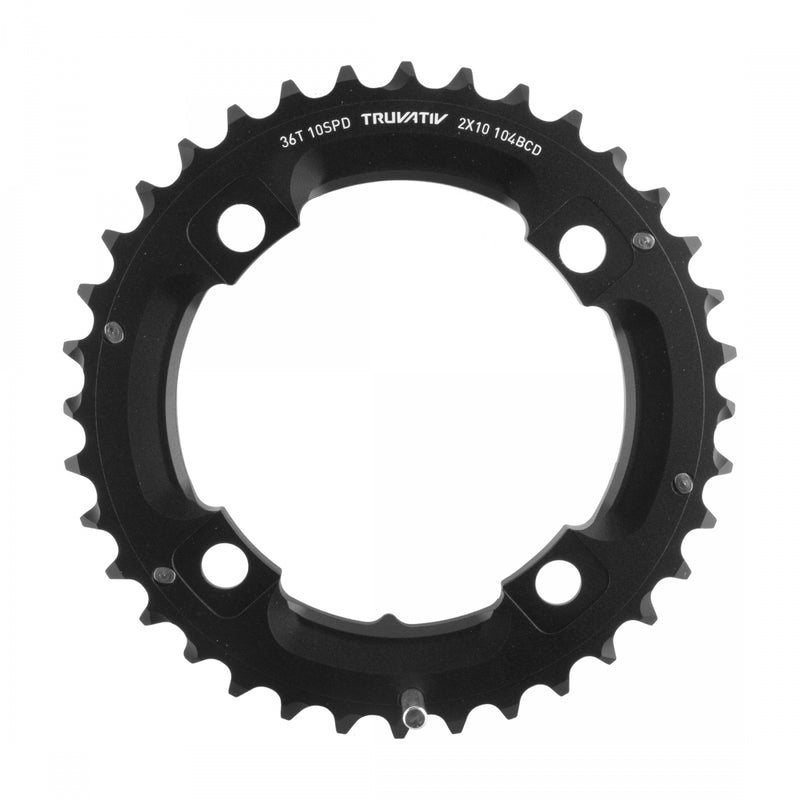 CHAINRING SRAM 36T 104mm 2x10 NO-PIN 36/22 ALY BK