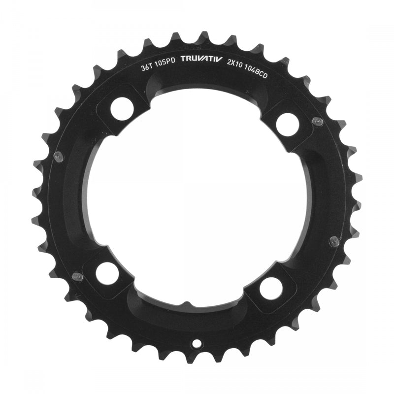 CHAINRING SRAM 36T 104mm 2x10 NO-PIN 36/22 ALY BK