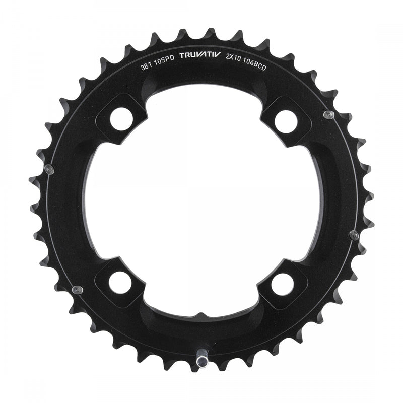 CHAINRING SRAM 36T 104mm 2x10 NO-PIN 36/22 ALY BK