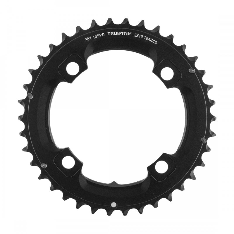 CHAINRING SRAM 36T 104mm 2x10 NO-PIN 36/22 ALY BK