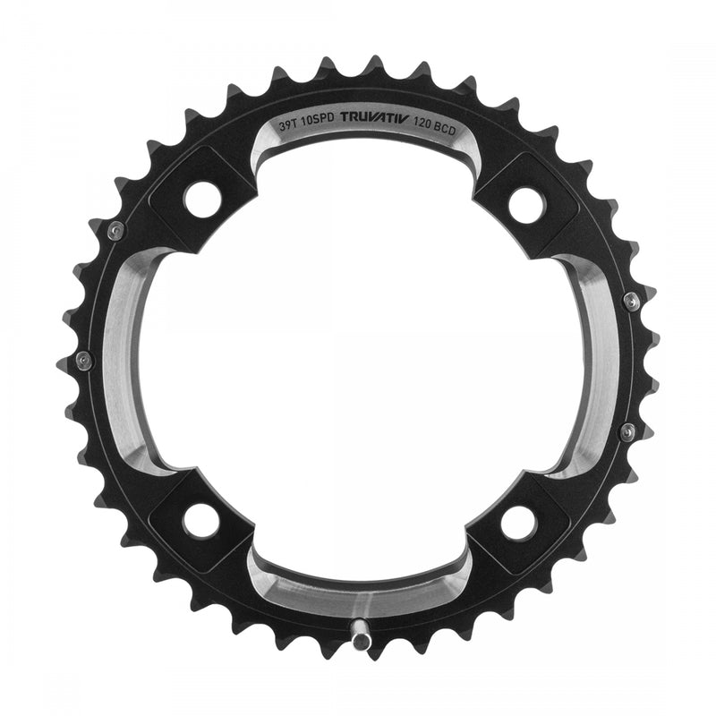 CHAINRING SRAM 36T 104mm 2x10 NO-PIN 36/22 ALY BK