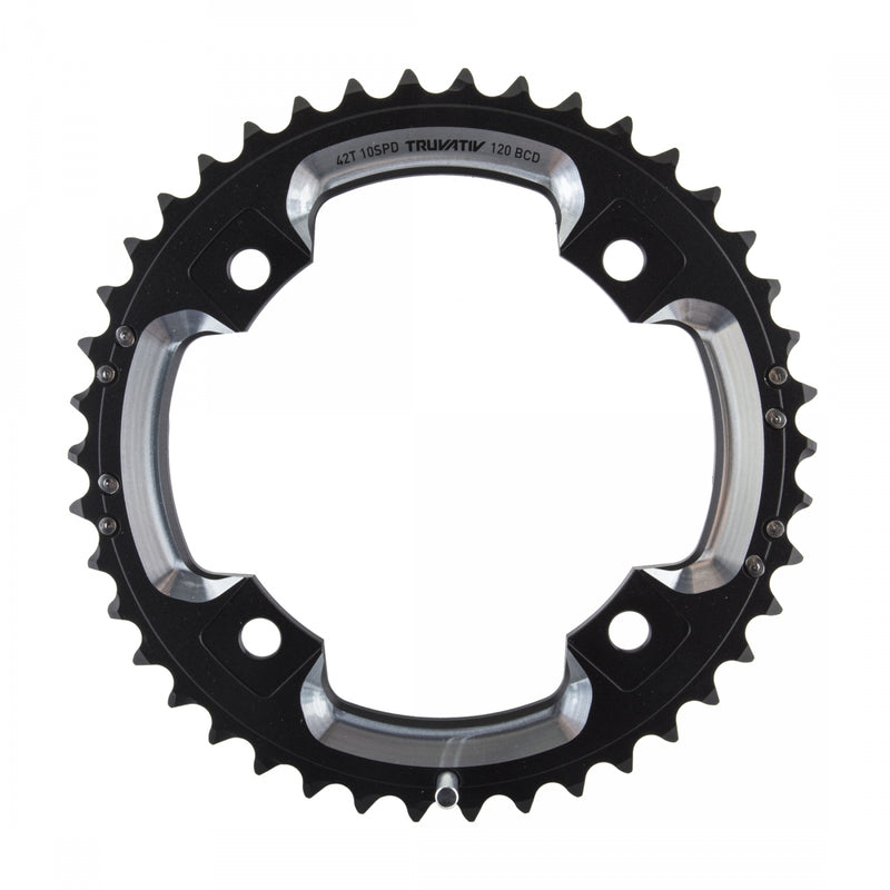 CHAINRING SRAM 36T 104mm 2x10 NO-PIN 36/22 ALY BK