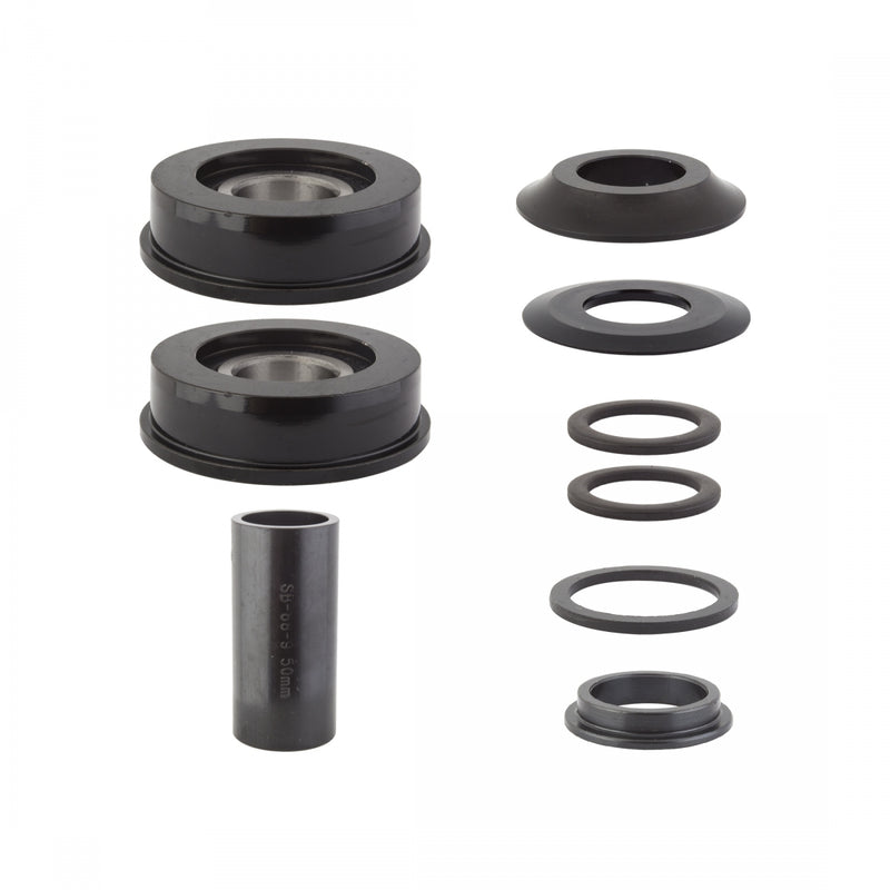 BB SET BK-OPS AM to 19mm w/BEARINGS BK