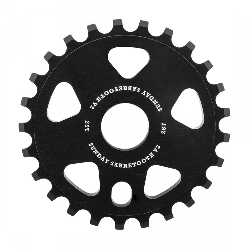 CHAINRING 1pc SUNDAY 28T SABRETOOTH V2 BK