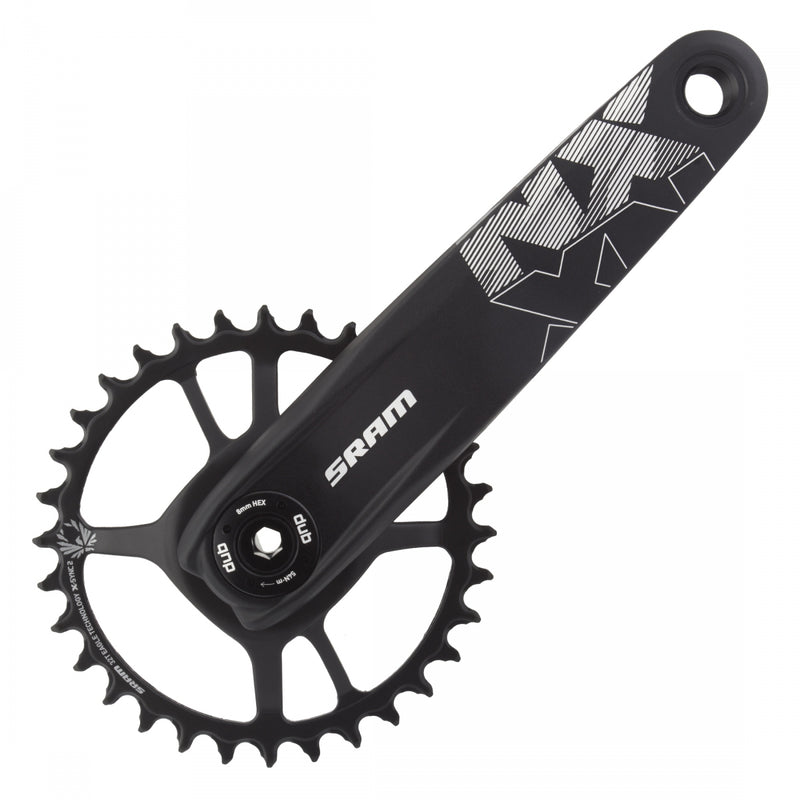 CRANKSET SRAM NX EAGLE 170x32 DM DUB XSYNC2 STL w/oCUPS BK 12s BOOST 148 COMPATIBLE