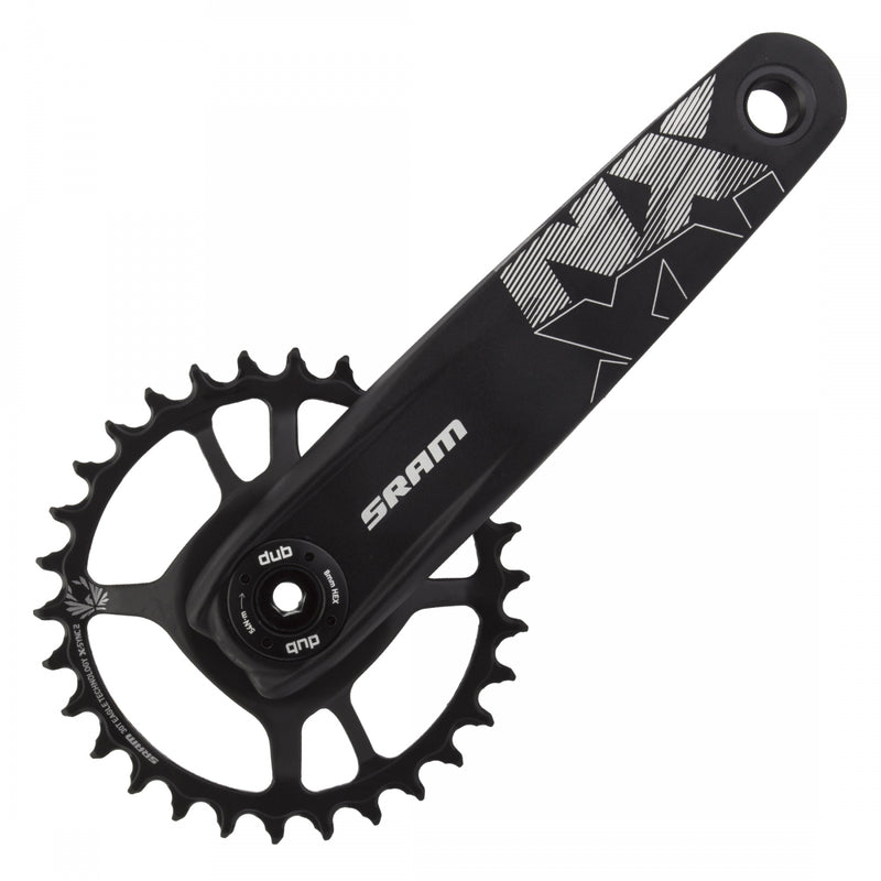 CRANKSET SRAM NX EAGLE FAT4 170x30 DM DUB XSYNC2 STL w/o CUPS BK 12s