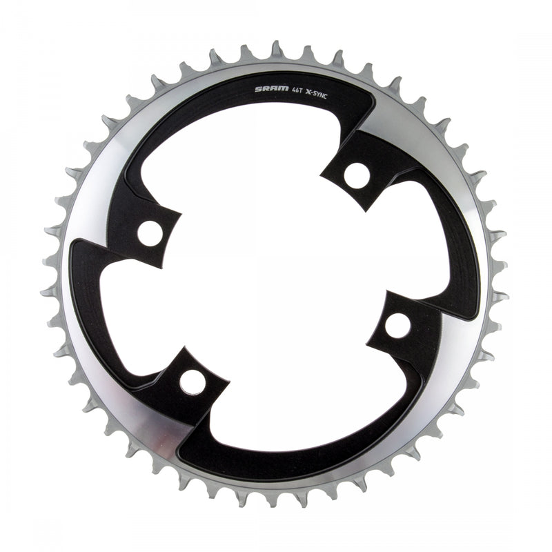 CHAINRING SRAM 44T 107mm 4B X-SYNC ROADBK/SIL