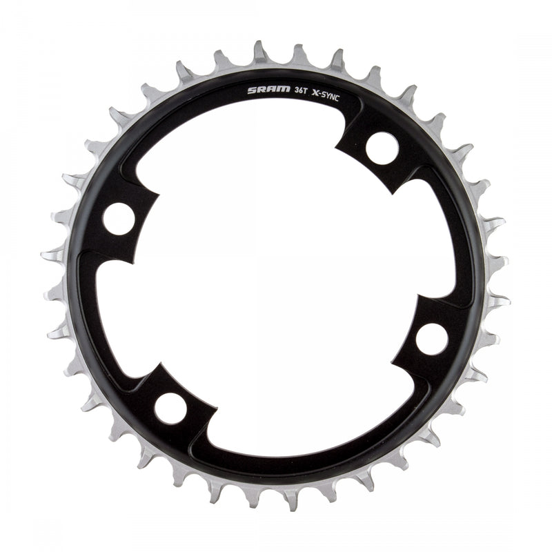 CHAINRING SRAM 44T 107mm 4B X-SYNC ROADBK/SIL