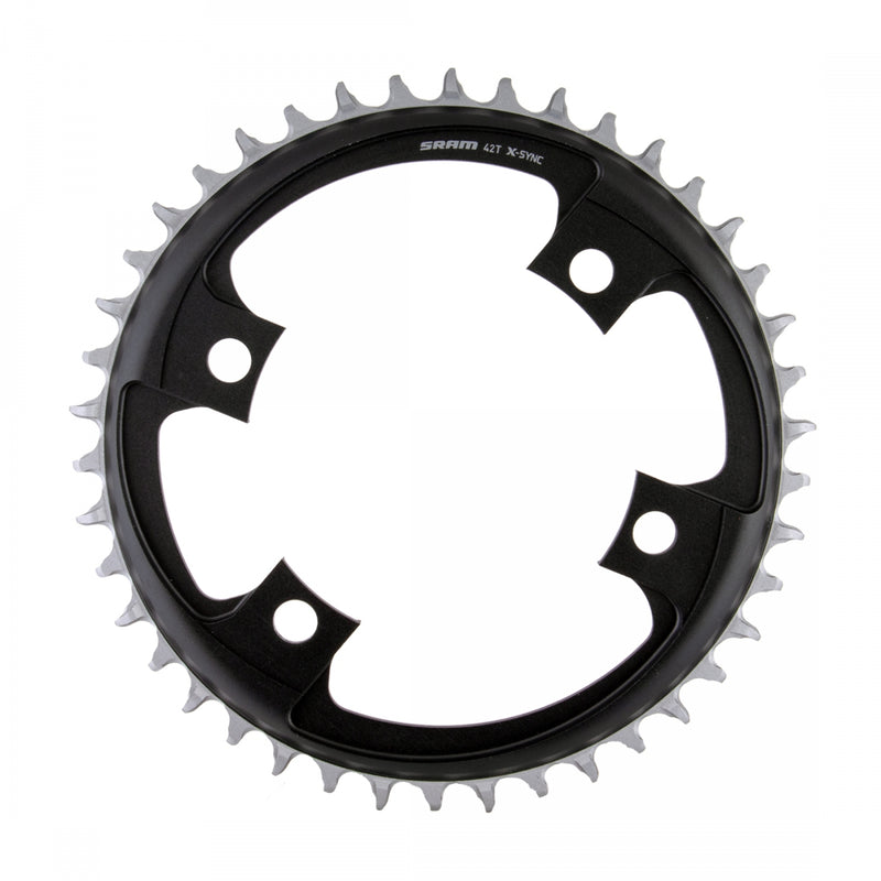 CHAINRING SRAM 44T 107mm 4B X-SYNC ROADBK/SIL