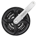 CRANKSET SUNLT CITY 175x48/38/28 SQ 7/8s w/CG BK/SL