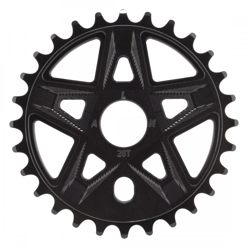 CHAINRING AN 1pc 25T 1/8 PRO RAIDER BK