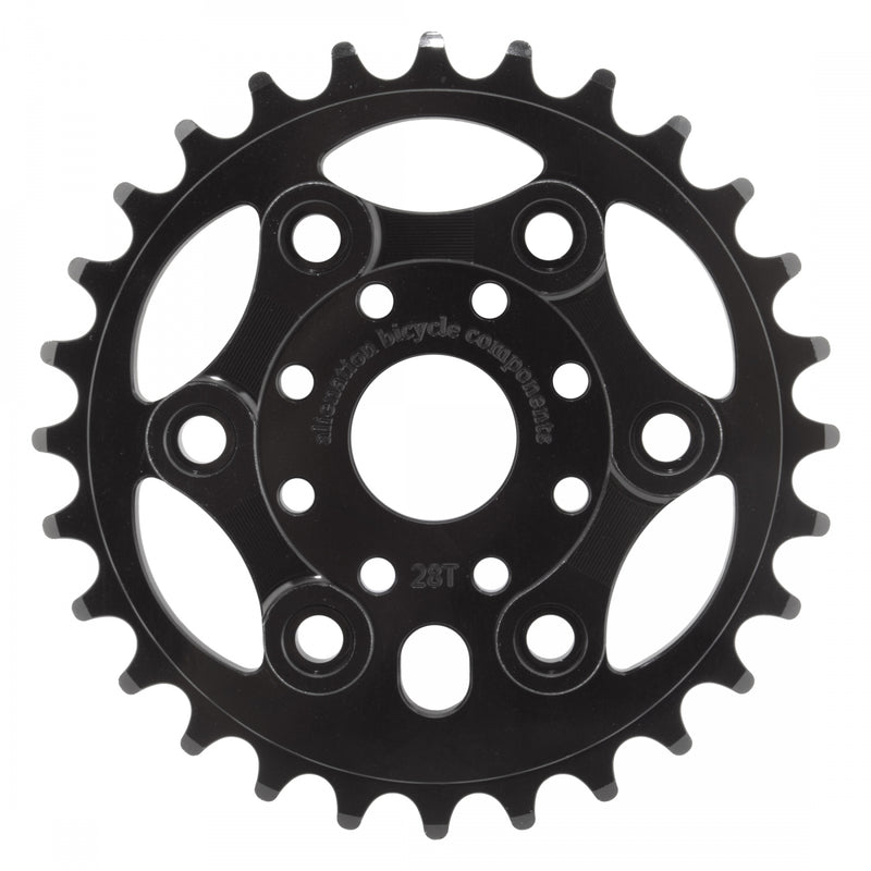 CHAINRING AN 1pc 28T 1/8 LYNX BK