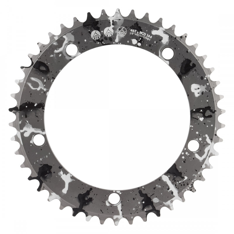 CHAINRING OR8 SPLAT TRK 144mm 48T ALY 1/8 BK-ANO w/SL/WH