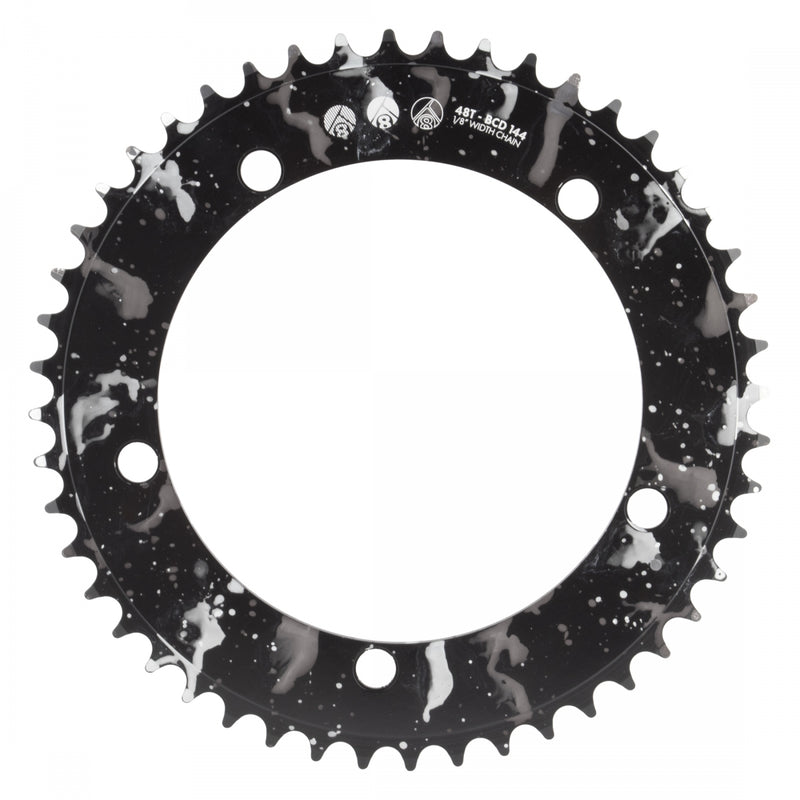 CHAINRING OR8 SPLAT TRK 144mm 48T ALY 1/8 BK-ANO w/SL/WH