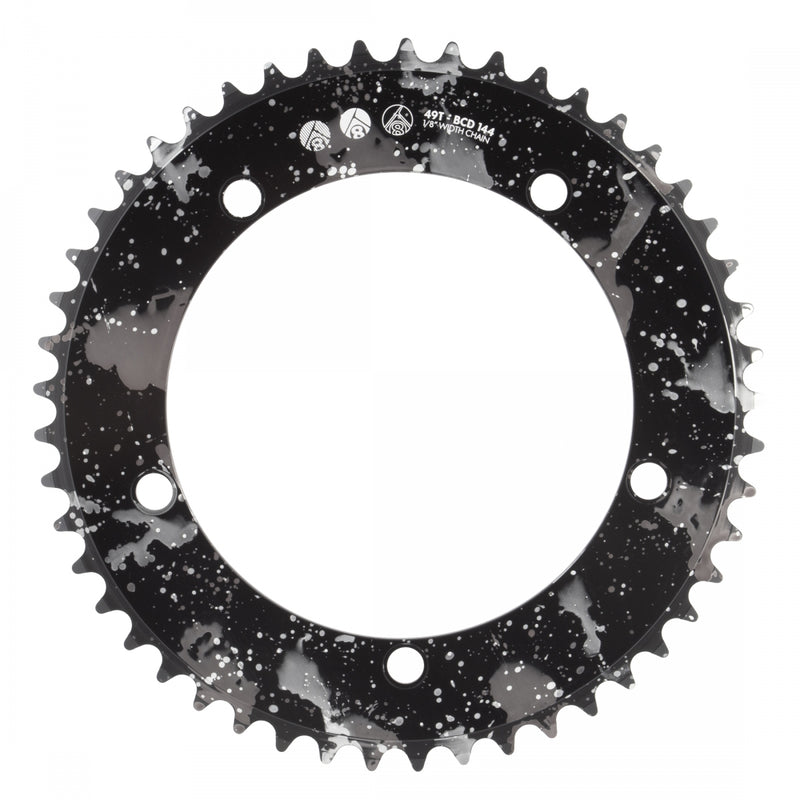 CHAINRING OR8 SPLAT TRK 144mm 48T ALY 1/8 BK-ANO w/SL/WH