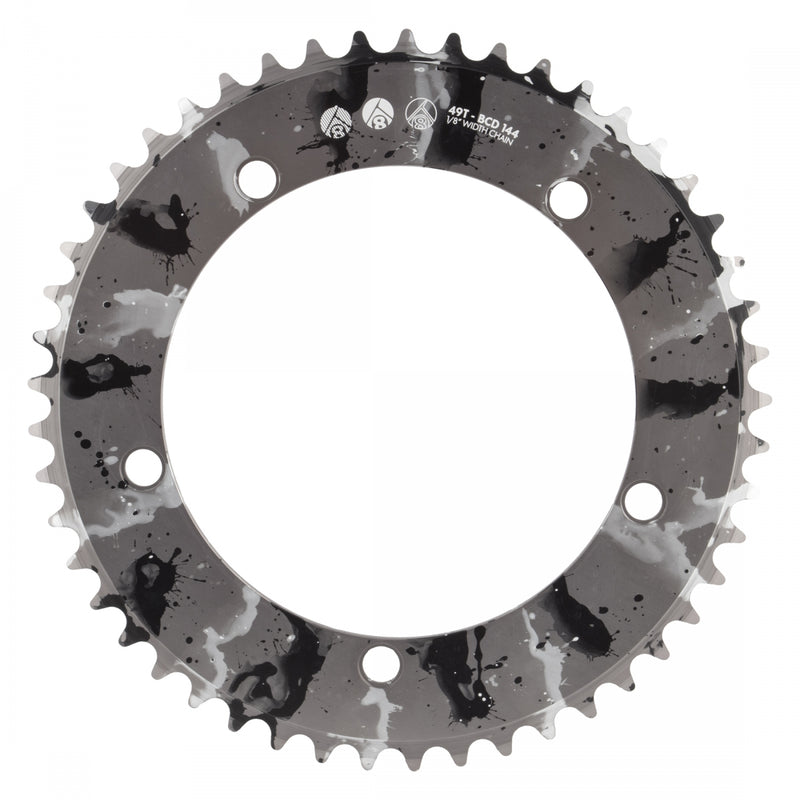 CHAINRING OR8 SPLAT TRK 144mm 48T ALY 1/8 BK-ANO w/SL/WH