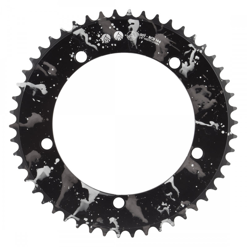 CHAINRING OR8 SPLAT TRK 144mm 48T ALY 1/8 BK-ANO w/SL/WH