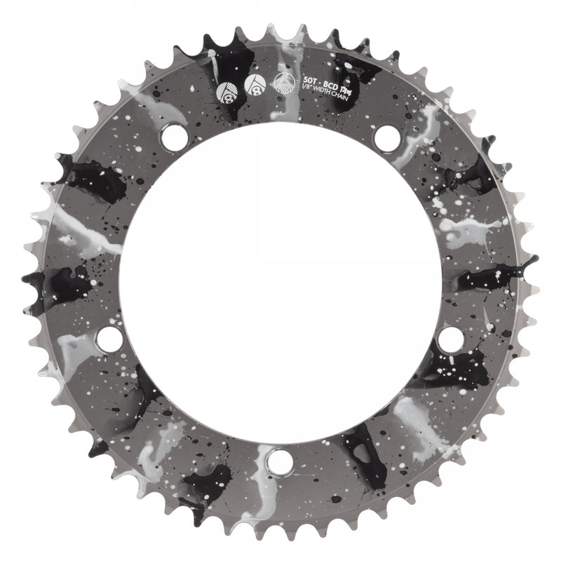 CHAINRING OR8 SPLAT TRK 144mm 48T ALY 1/8 BK-ANO w/SL/WH