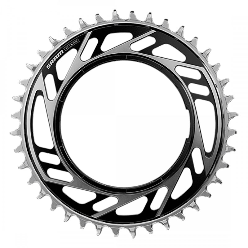 CHAINRING SRAM 46T RED E1 XPLR f/POWERMETER THREAD MOUNT BK/SL