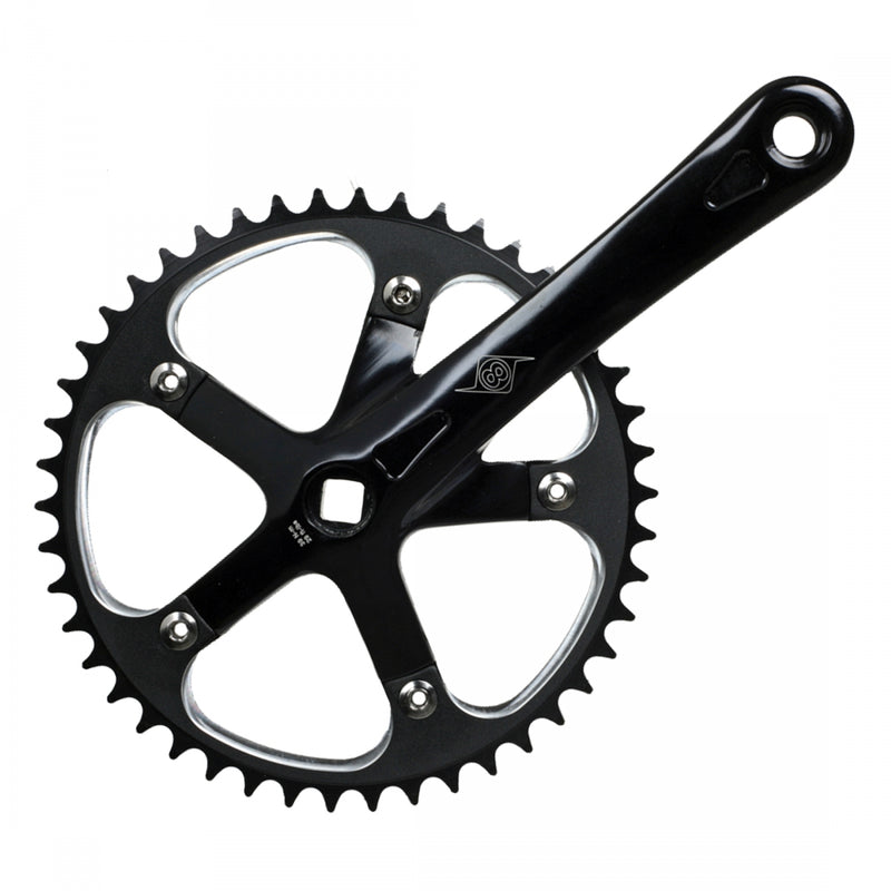 CRANKSET OR8 P/P TRACK 170x46 1/8 SQ BK/BK