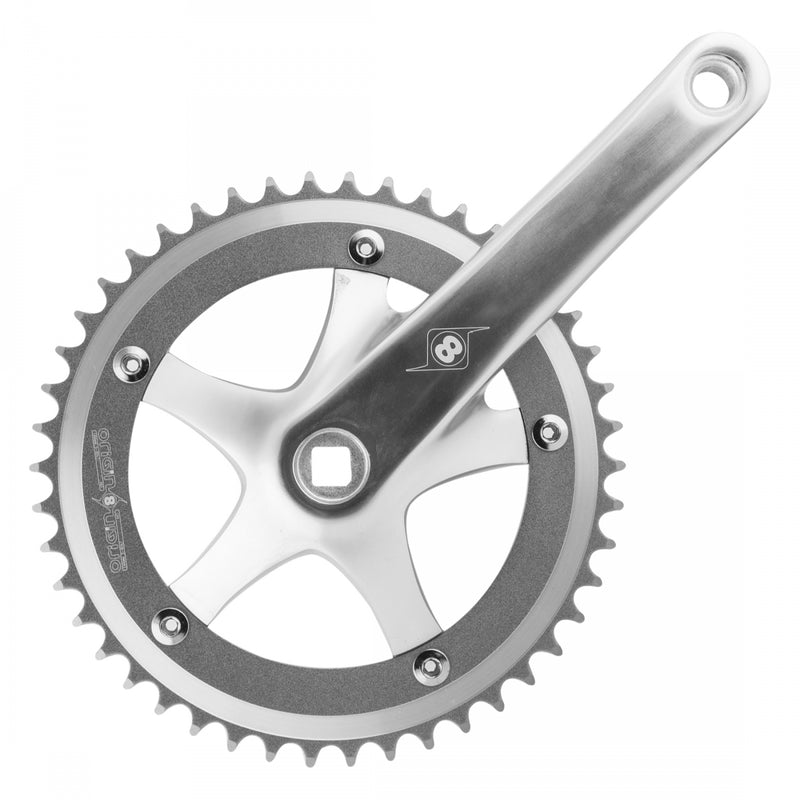 CRANKSET OR8 TRACKSTAR 144m 170x46 SQ BK