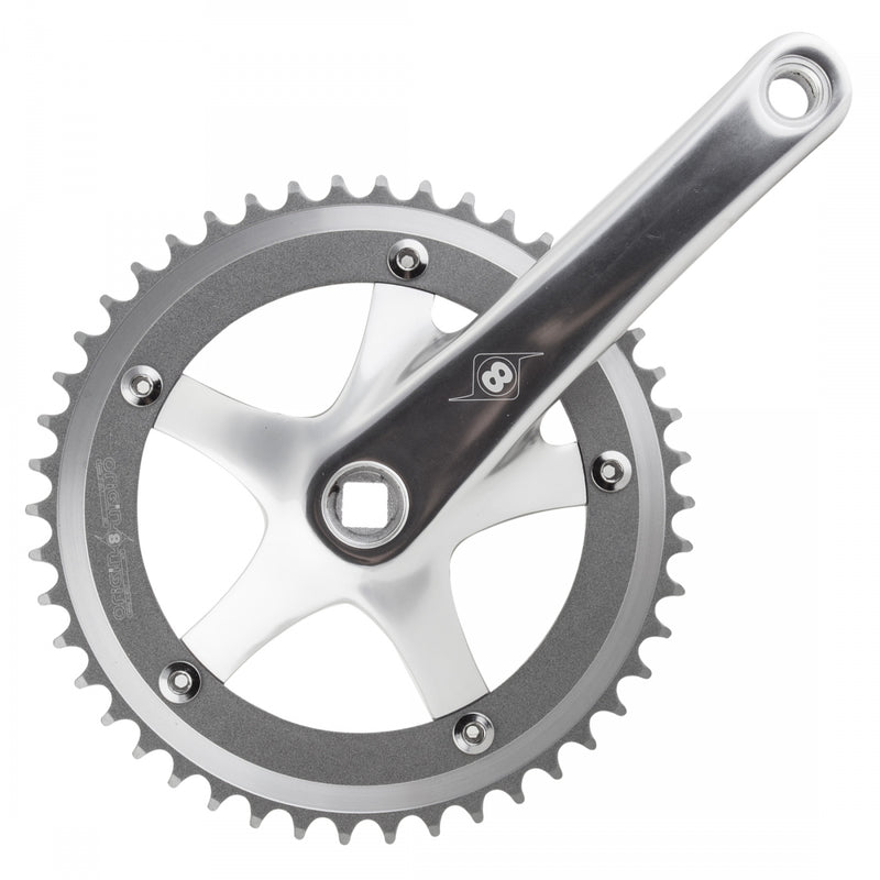 CRANKSET OR8 TRACKSTAR 144m 170x46 SQ BK