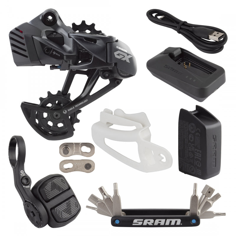 GROUP UPGRADE KIT SRAM GX EAGLE AXS RDwBATT/POD-CONTROLLER/CHARGER-CORD CHAIN GAP TOOL BK