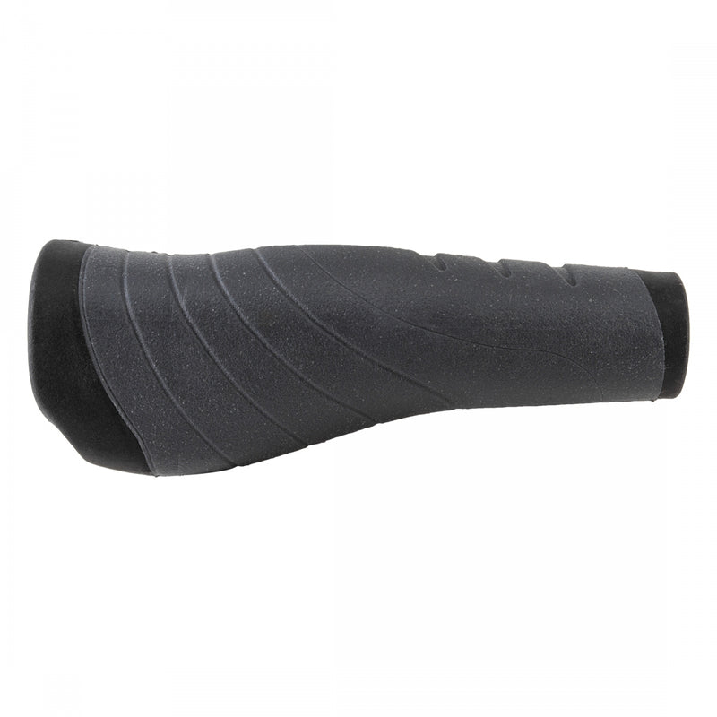 GRIPS SUNLT ERGO FORM 92/130mmBK/GY LOCKING-PLUG