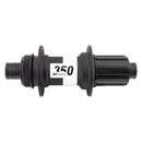 HUB RR DT 350 MTB 28x142x12mmTA 8-11SCAS CL 36T RATCHET BK (L)
