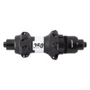 HUB RR DT 350 RD STRAIGHT PULL 24x130x5QR XDR 36T RATCHET BK (N)