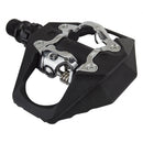 PEDALS EXUSTAR MTB SGL CLPLS PM816-04 RESIN BK/SL SPD