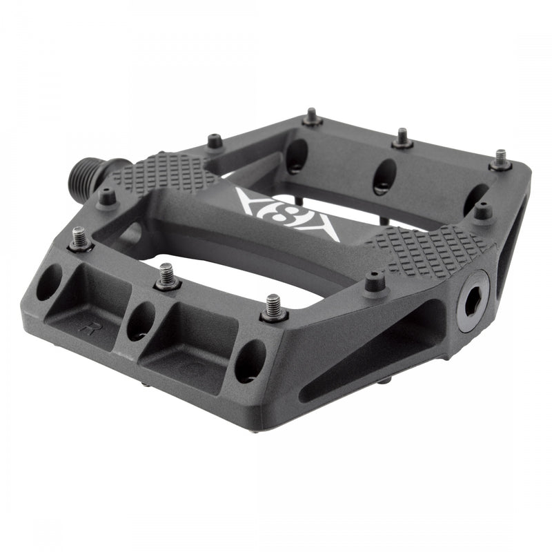 PEDALS OR8 STRAPD 9/16 BK