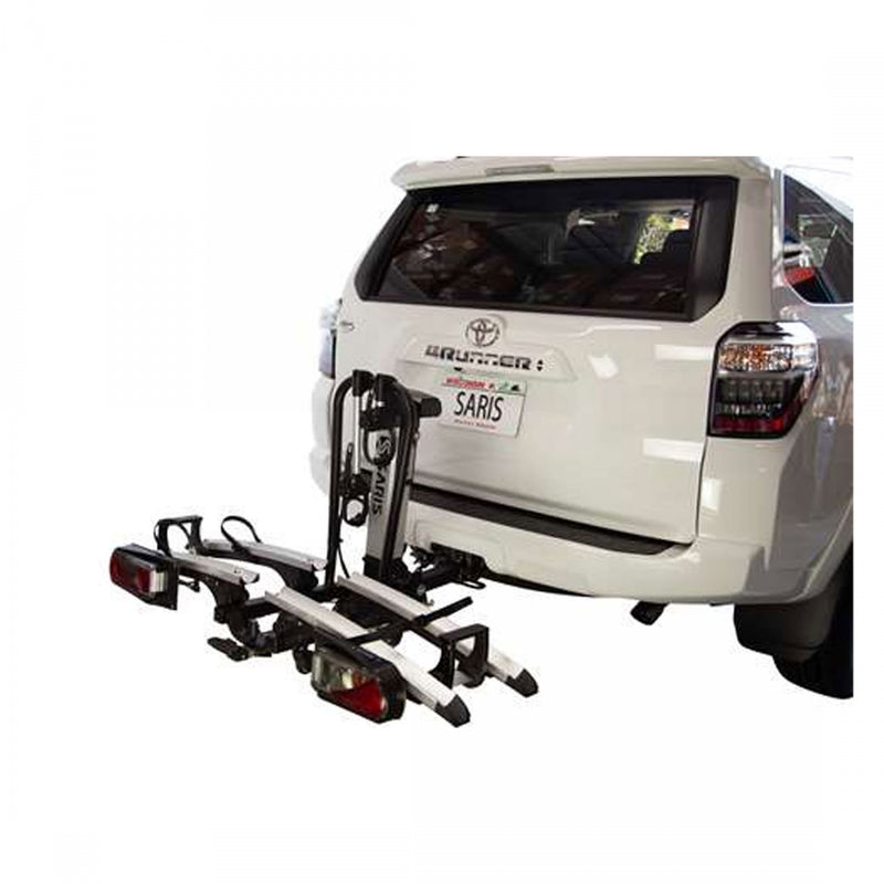 CAR RACK SARIS 4800 DOOR COUNTY 2B 2in HITCH ELECTRIC BK/SL