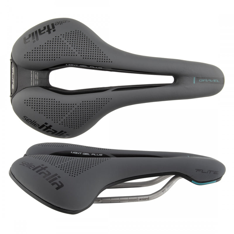 SADDLE S/I FLITE BOOST GRAVEL TI 316 SUPERFLOW L BK