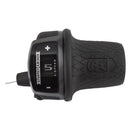 SHIFTER S/A 5sp HB TSC50B TWIST RH w/INNER CABLE 2250mm ROTARY BK/BK