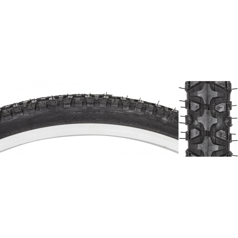 TIRE SUNLT 26x1.5 CST796 BK/BLK WIRE