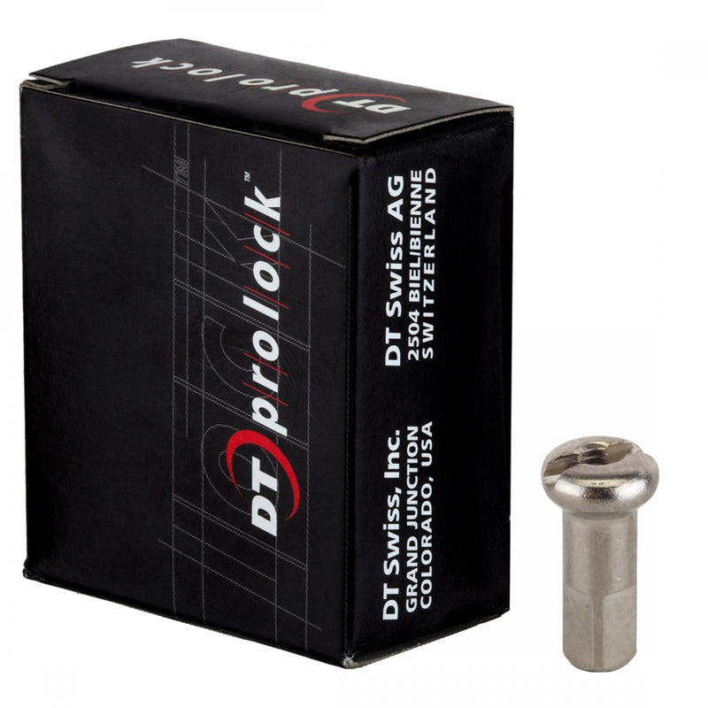 SPOKE NIPPLE DT ALY 2.0x16mm PROLOCK BK BXof100