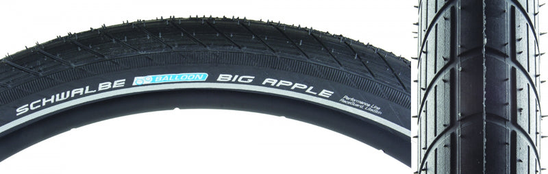 TIRE SWB BIG APPLE 20x2.0 PERF LITE R-GUARD BK/BSK/REF ENDURANCE E25 WIRE